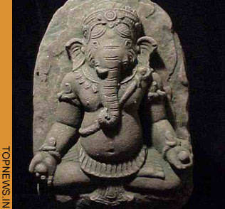 Recovered Ganesha statue from 12th century one of its kind in Indonesia ...