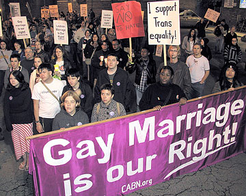 In California, Protests Over Gay Marriage Vote 