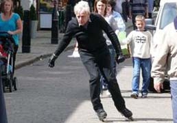 71yr-old Brit charged with being danger to public for skating in restricted area