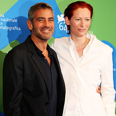 Clooney, Swinton honoured at Telluride film fest