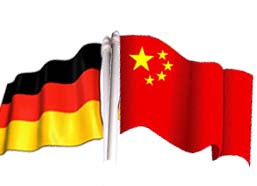 germany & China Flag