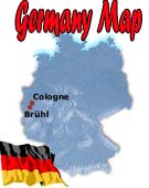 germany, cologne map