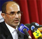 Iranian Oil Minister Gholam Hossein Nozari