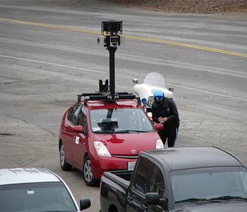 Google Street View photo shows naked man in car boot