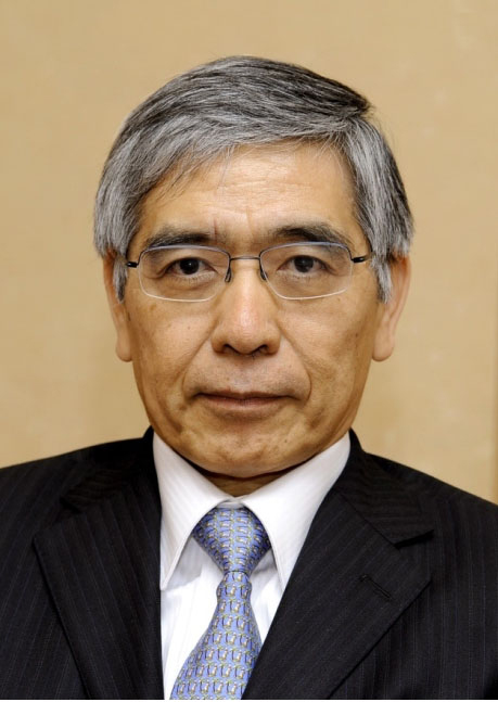 Japanese government nominates Kuroda as central bank chief