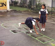 Hopscotch voted Greatest Ever Playground Game