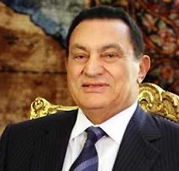 Egyptian President Mubarak arrives Sunday on India visit 