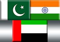 India, Pakistan, UAE