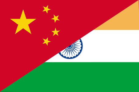 India China Flag
