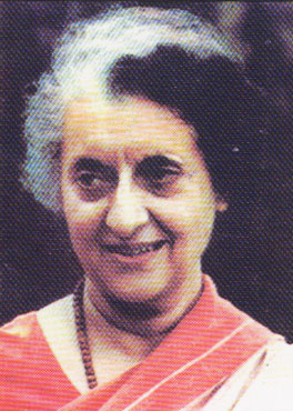 Late Former Prime Minister Indira Gandhi