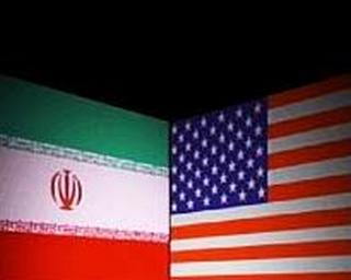 Iran US flag