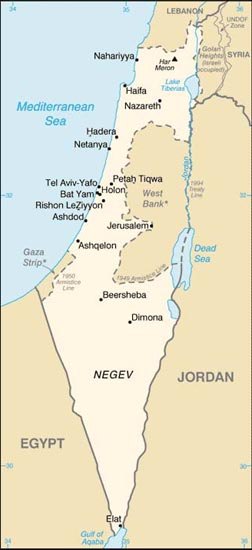 Israel Map