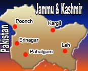 Jammu  and Kashmir Map