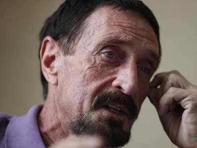 John McAfee returned to Guatemala immigration detention cell after hospitalization