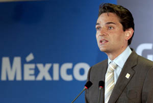 Mexican Interior Minister Juan Camilo Mourino