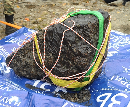 Largest fragment of meteorite in Russia found