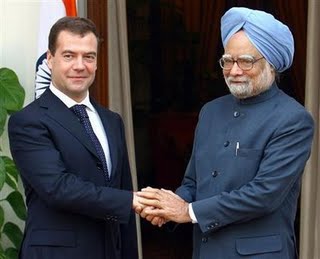 Manmohan Singh, Dmitry Medvedev