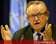 Ahtisaari says credit crunch is break on global peace efforts