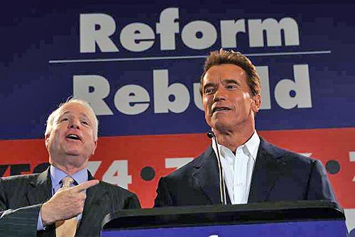 John McCain, Arnold Schwarzenegger