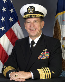 US Navy Admiral Michael Mullen arrives in Pak
