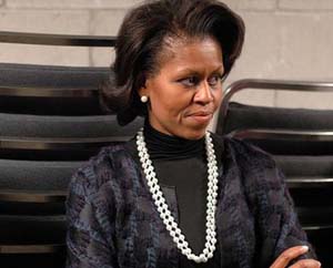 Michelle Obama tells London schoolgirls world needs more strong women