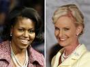 Cindy McCain, Michelle Obama, offer stark contrasts for US first lady