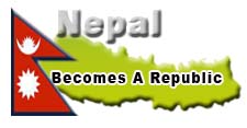 Nepal abolishes monarchy, becomes a republic