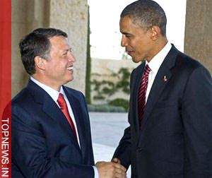 Obama discusses Mideast peace with Jordan's king 