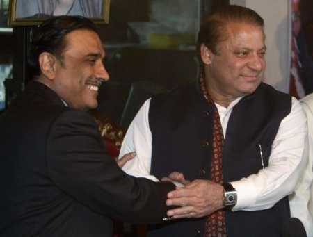 Asif Ali Zardari & Nawaz Shariff