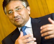 Pakistan President Pervez Musharraf