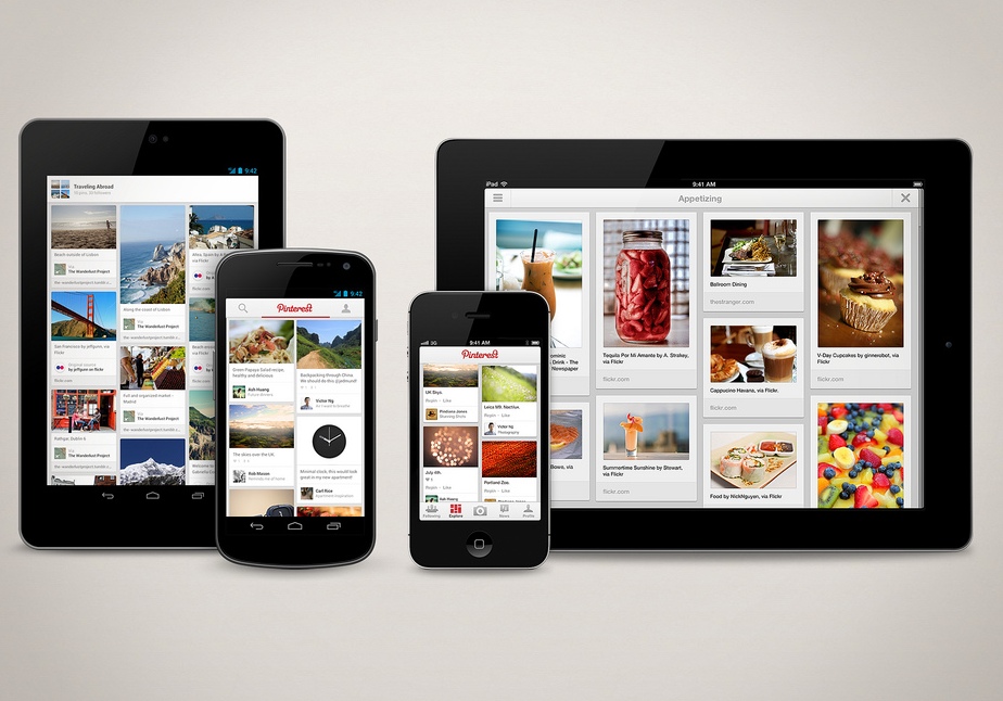 Pinterest releases new iPad and Android apps