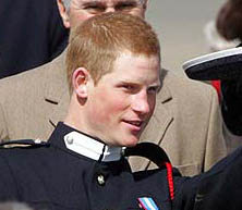 British royal Prince Harry