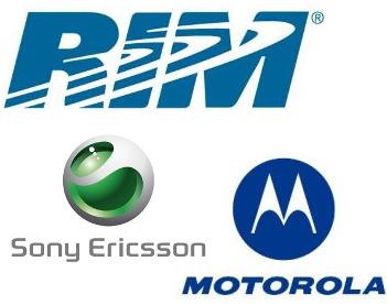 RIM moves up the order, Sony Ericsson & Motorola slip from their position