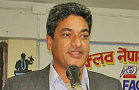 Minister of Labour Ramesh Lekhak