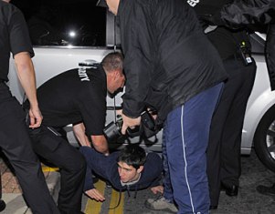 ‘Fan crushed by Robbie Williams’ car’