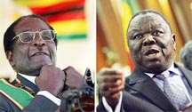 Tsvangirai ''to enter power-sharing government'' with Mugabe
