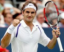 Federer storms in to second round 