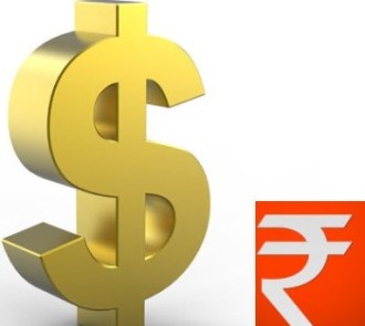 Rupee falls 7 paise to 54.83 against US dollar