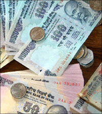 Rupee Gains against Euro