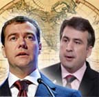 Dmitry Medvedev & Mikheil Saakashvili