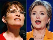 Women say Hillary Clinton a better leader and role model than Sarah Palin