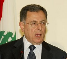 Lebanon's reappointed premier Seniora to form unity government