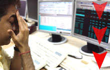 Sensex Trading Below 8800 On Weak GDP Data