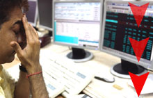 Sensex Opens Weak On Slowdown Worries