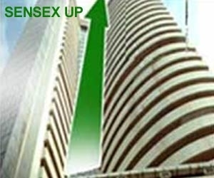 Sensex gains 96 points during pre-noon trade