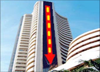 Sensex starts week on negative note
