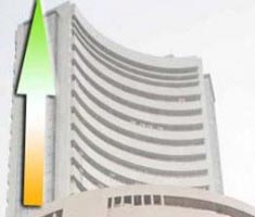 Sensex rises above 17,000 points