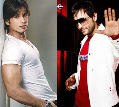 Shahid Kapoor, Saif Ali Khan