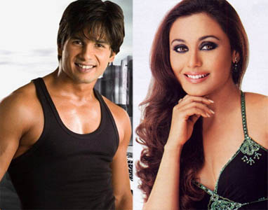 Shahid Kapoor and Rani Mukherjee