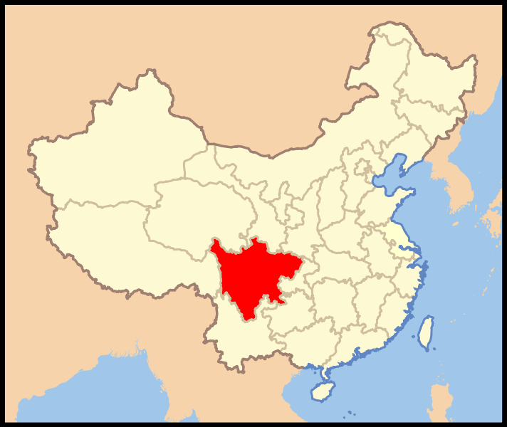 Sichuan Map